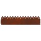 vidaXL Περιγράμματα γκαζόν 20 τμχ. 103 x 0,05 x 22 εκ Σκ rusty