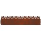 vidaXL Περιγράμματα γκαζόν 10 τμχ. 103 x 0,05 x 22 εκ Σκ rusty