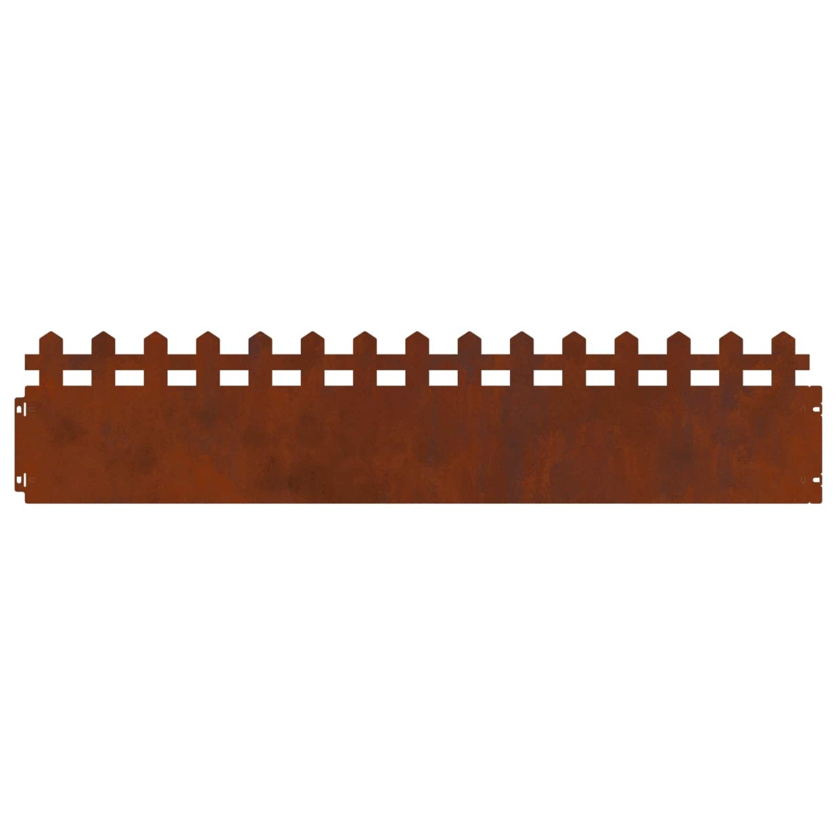 vidaXL Περιγράμματα γκαζόν 20 τμχ. 103 x 0,05 x 22 εκ Σκ rusty