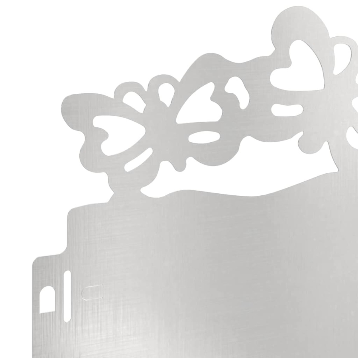 vidaXL Περιγράμματα γκαζόν 20 τμχ. 103 x 0,05 x 22 εκ Ασημί