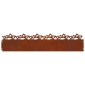 vidaXL Περιγράμματα γκαζόν 10 τμχ. 103 x 0,05 x 22 εκ Σκ rusty