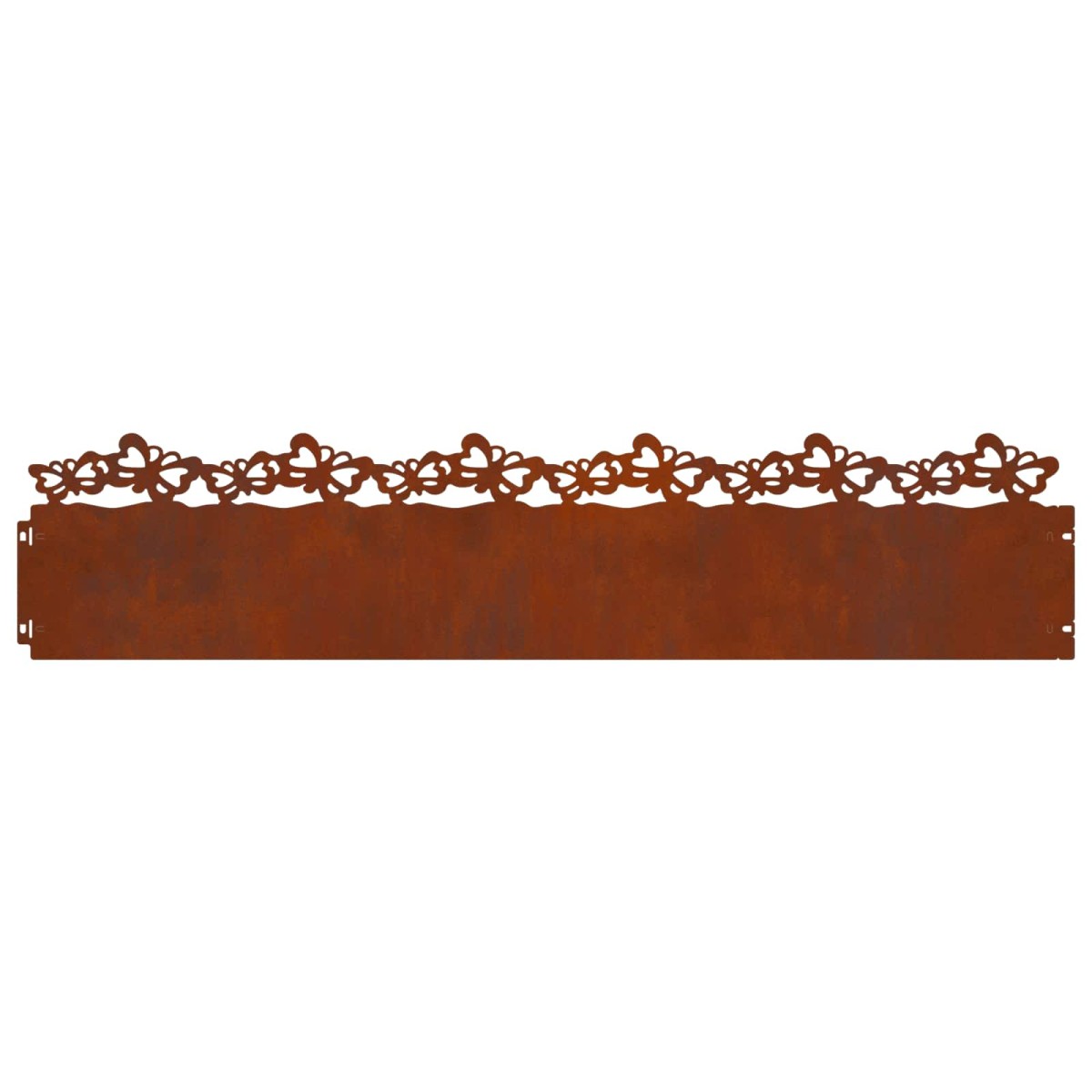 vidaXL Περιγράμματα γκαζόν 20 τμχ. 103 x 0,05 x 22 εκ Σκ rusty