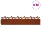 vidaXL Περιγράμματα γκαζόν 30 τμχ. 103 x 0,05 x 22 εκ Σκ rusty