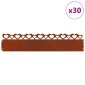 vidaXL Περιγράμματα γκαζόν 30 τμχ. 103 x 0,05 x 22 εκ Σκ rusty
