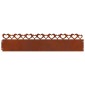vidaXL Περιγράμματα γκαζόν 30 τμχ. 103 x 0,05 x 22 εκ Σκ rusty
