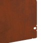 vidaXL Περιγράμματα γκαζόν 30 τμχ. 103 x 0,05 x 22 εκ Σκ rusty