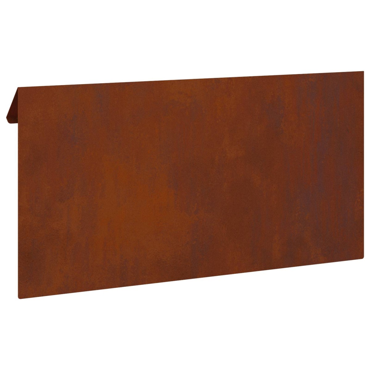 vidaXL Φράκτης σαλιγκαριών 16 τμχ. 50 x 3,5 x 25 εκ Σκ rusty