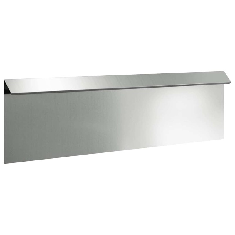 vidaXL Φράκτης σαλιγκαριών 100 x 3,5 x 25 εκ Γαλβανισμένος Χάλυβας