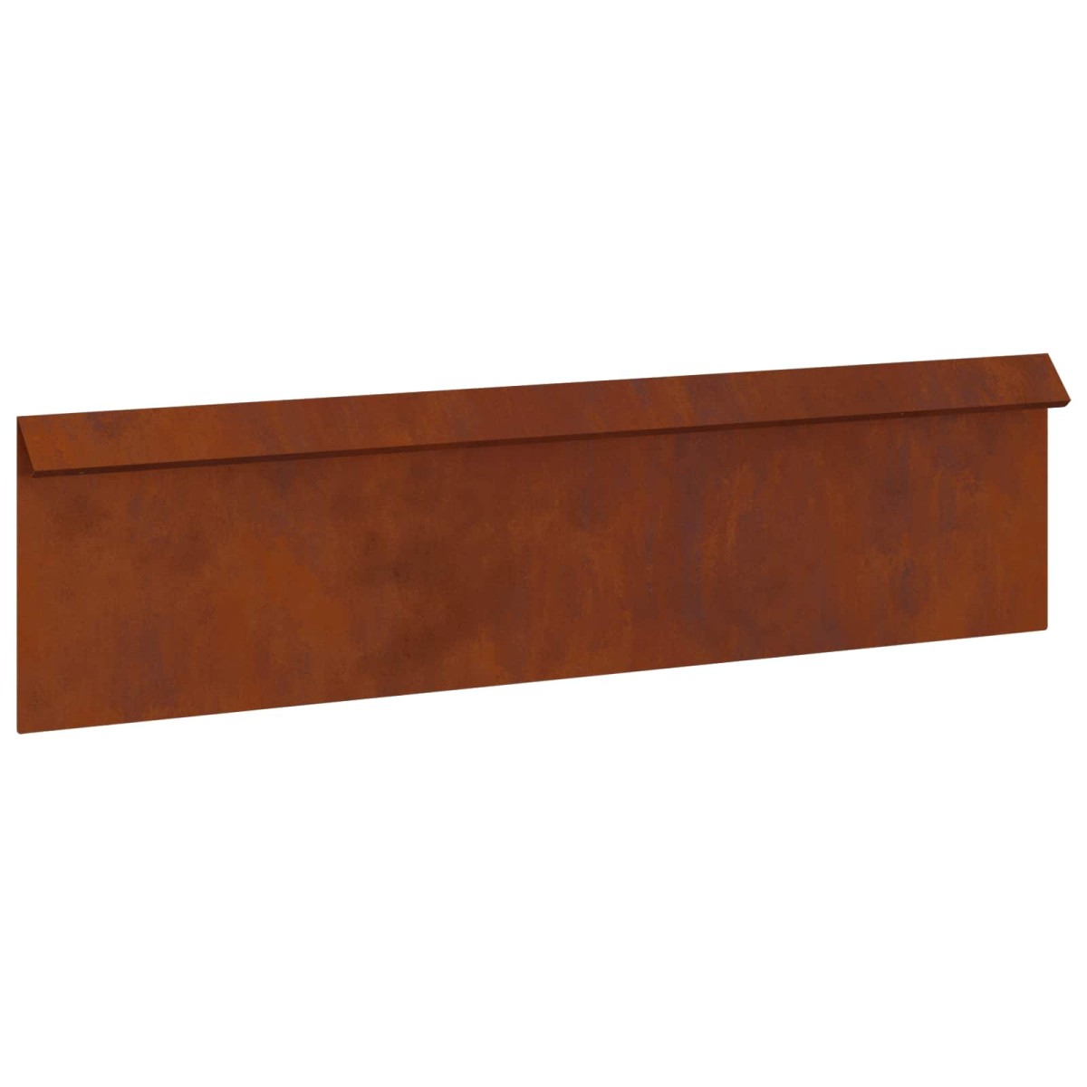 vidaXL Φράκτης σαλιγκαριών 4 τμχ. 100 x 3,5 x 25 εκ Σκ rusty