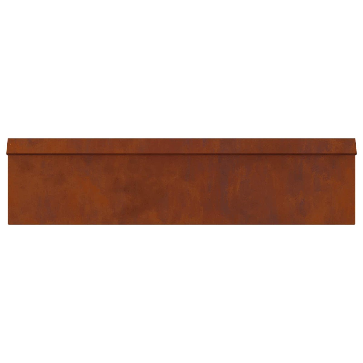 vidaXL Φράκτης σαλιγκαριών 4 τμχ. 100 x 3,5 x 25 εκ Σκ rusty