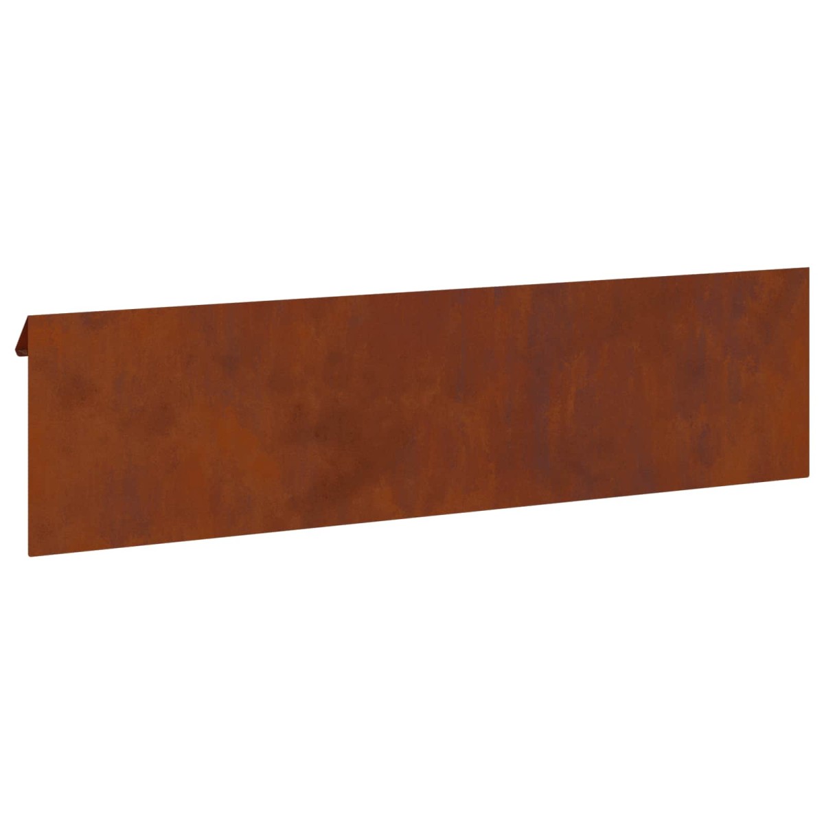 vidaXL Φράκτης σαλιγκαριών 16 τμχ. 100 x 3,5 x 25 εκ Σκ rusty