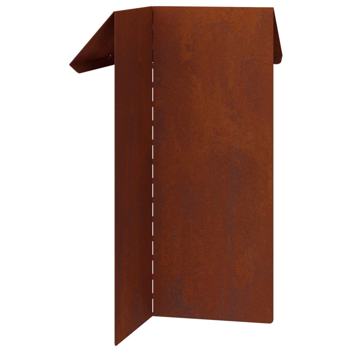 vidaXL Φράκτης σαλιγκαριών 13,5 x 13,5 x 25 εκ Σκ rusty