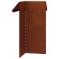 vidaXL Φράκτης σαλιγκαριών 13,5 x 13,5 x 25 εκ Σκ rusty