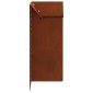 vidaXL Φράκτης σαλιγκαριών 4 τμχ. 10 x 10 x 25 εκ Σκ rusty