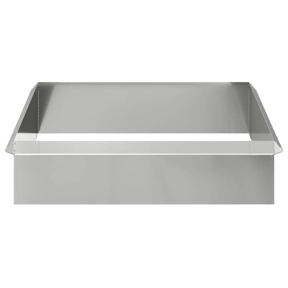 vidaXL Φράχτες με σαλιγκάρια 8 τμχ. 100 x 3,5 x 25 εκ Ασημί