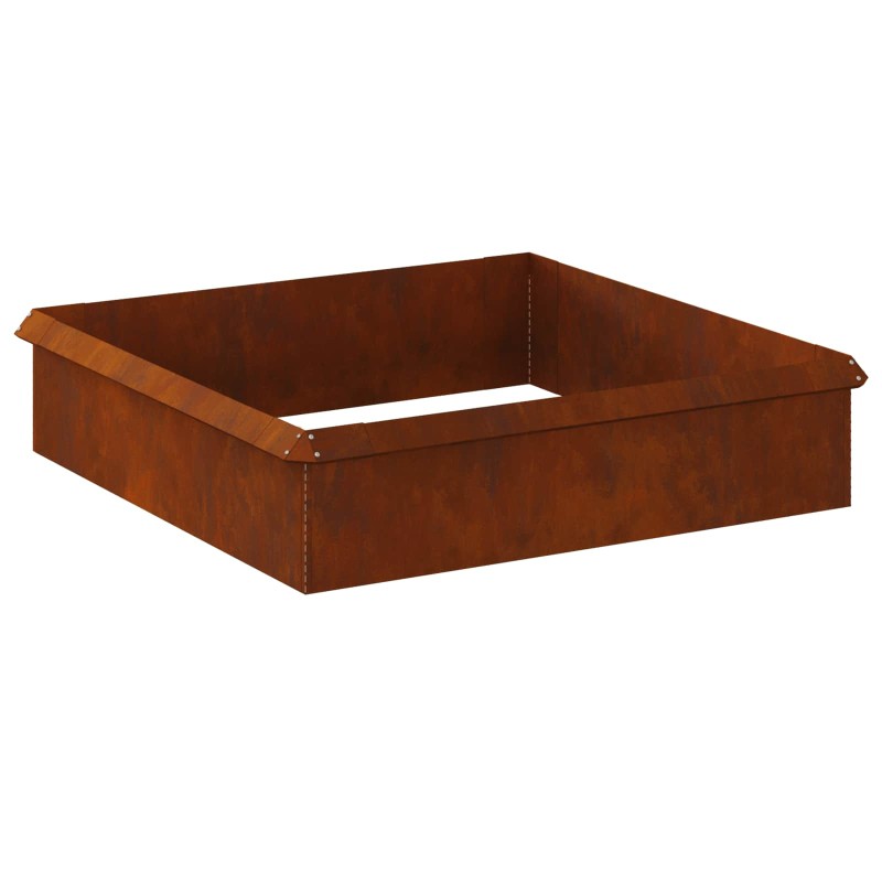 vidaXL Φράχτες με σαλιγκάρια 8 τμχ. 100 x 3,5 x 25 εκ Σκ rusty