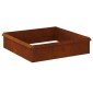 vidaXL Φράχτες με σαλιγκάρια 8 τμχ. 100 x 3,5 x 25 εκ Σκ rusty