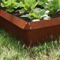 vidaXL Φράχτες με σαλιγκάρια 8 τμχ. 100 x 3,5 x 25 εκ Σκ rusty
