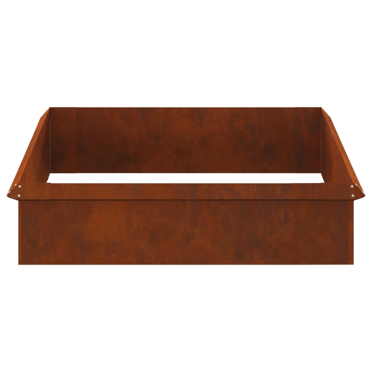 vidaXL Φράχτες με σαλιγκάρια 8 τμχ. 100 x 3,5 x 25 εκ Σκ rusty