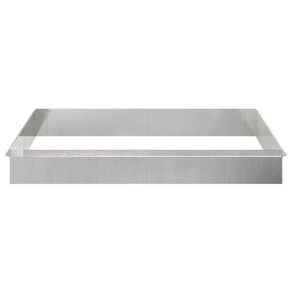 vidaXL Φράχτες με σαλιγκάρια 12 τμχ. 100 x 3,5 x 25 εκ Ασημί