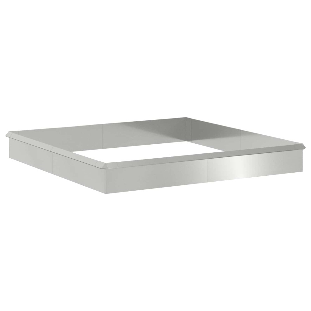 vidaXL Φράχτες με σαλιγκάρια 12 τμχ. 100 x 3,5 x 25 εκ Ασημί