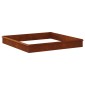 vidaXL Φράχτες με σαλιγκάρια 12 τμχ. 100 x 3,5 x 25 εκ Σκ rusty