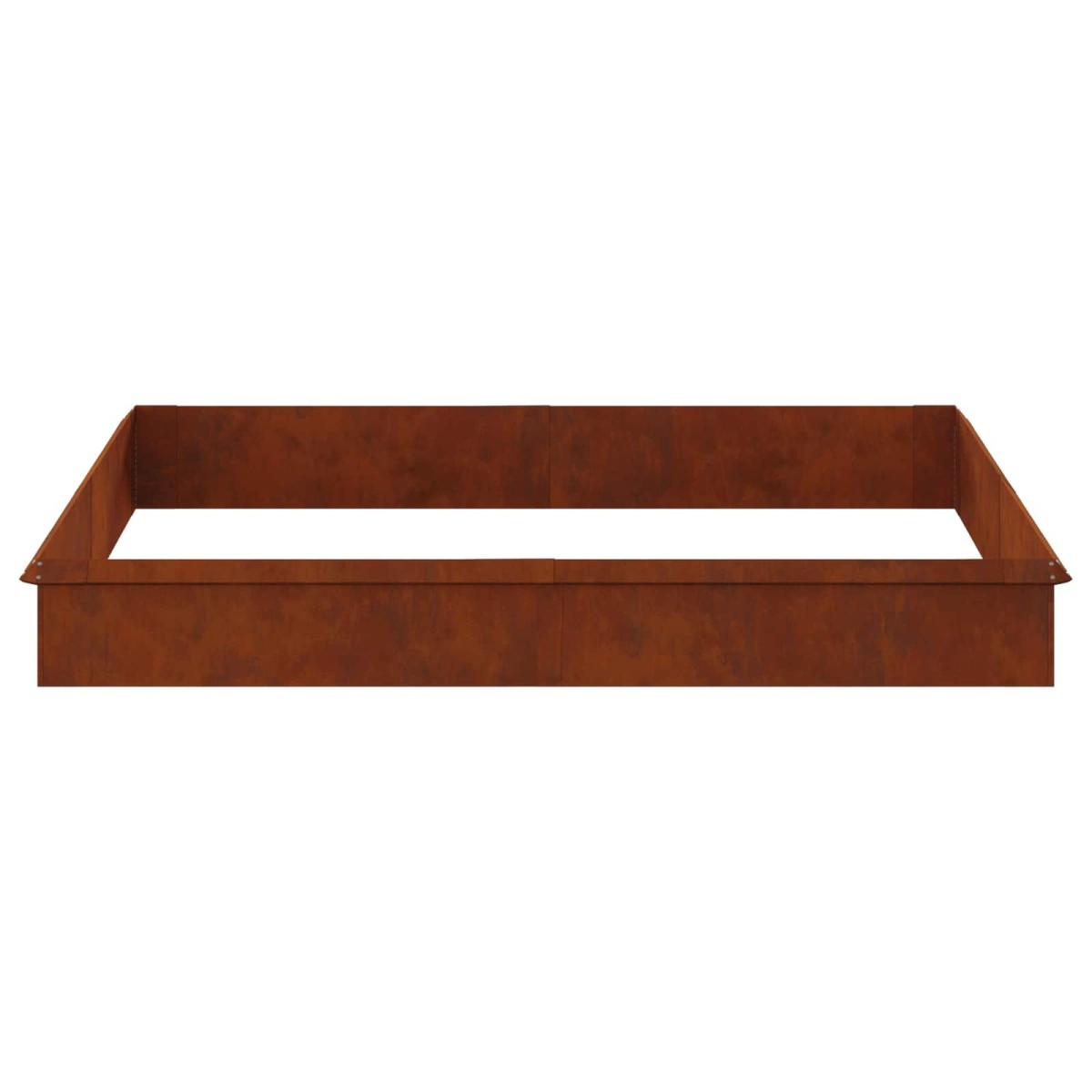 vidaXL Φράχτες με σαλιγκάρια 12 τμχ. 100 x 3,5 x 25 εκ Σκ rusty