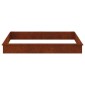 vidaXL Φράχτες με σαλιγκάρια 12 τμχ. 100 x 3,5 x 25 εκ Σκ rusty