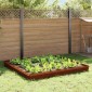 vidaXL Φράχτες με σαλιγκάρια 12 τμχ. 100 x 3,5 x 25 εκ Σκ rusty