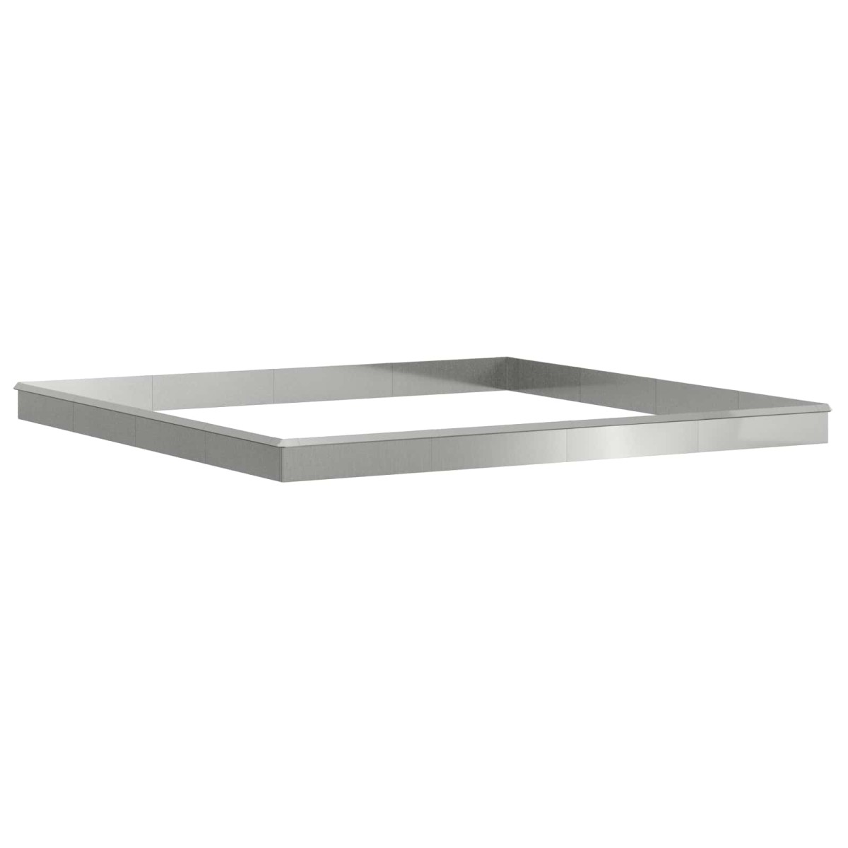 vidaXL Φράχτες με σαλιγκάρια 20 τμχ. 100 x 3,5 x 25 εκ Ασημί