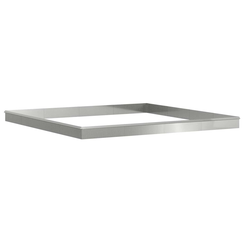 vidaXL Φράχτες με σαλιγκάρια 20 τμχ. 100 x 3,5 x 25 εκ Ασημί