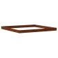 vidaXL Φράχτες με σαλιγκάρια 20 τμχ. 100 x 3,5 x 25 εκ Σκ rusty