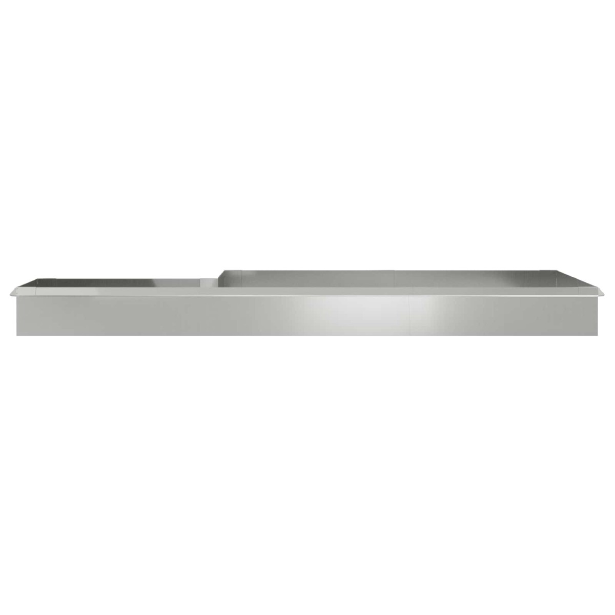 vidaXL Φράχτες με σαλιγκάρια 16 τμχ. 100 x 3,5 x 25 εκ Ασημί
