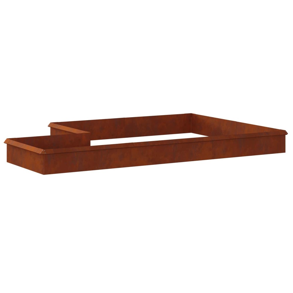 vidaXL Φράχτες με σαλιγκάρια 16 τμχ. 100 x 3,5 x 25 εκ Σκ rusty