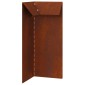 vidaXL Φράχτες με σαλιγκάρια 16 τμχ. 100 x 3,5 x 25 εκ Σκ rusty