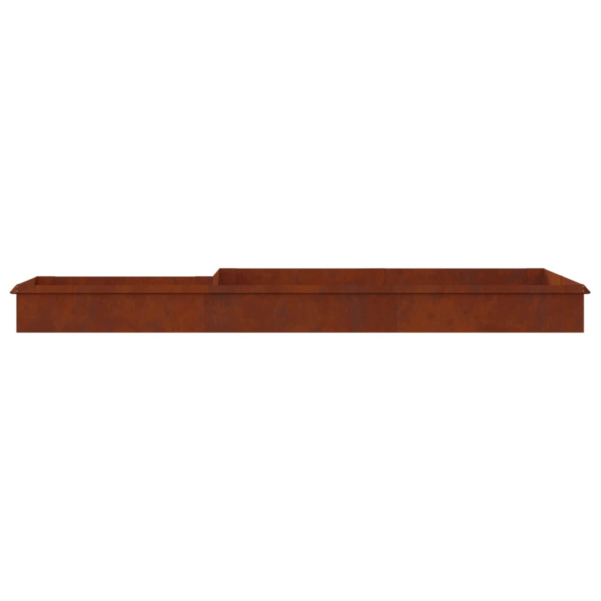 vidaXL Φράχτες με σαλιγκάρια 16 τμχ. 100 x 3,5 x 25 εκ Σκ rusty