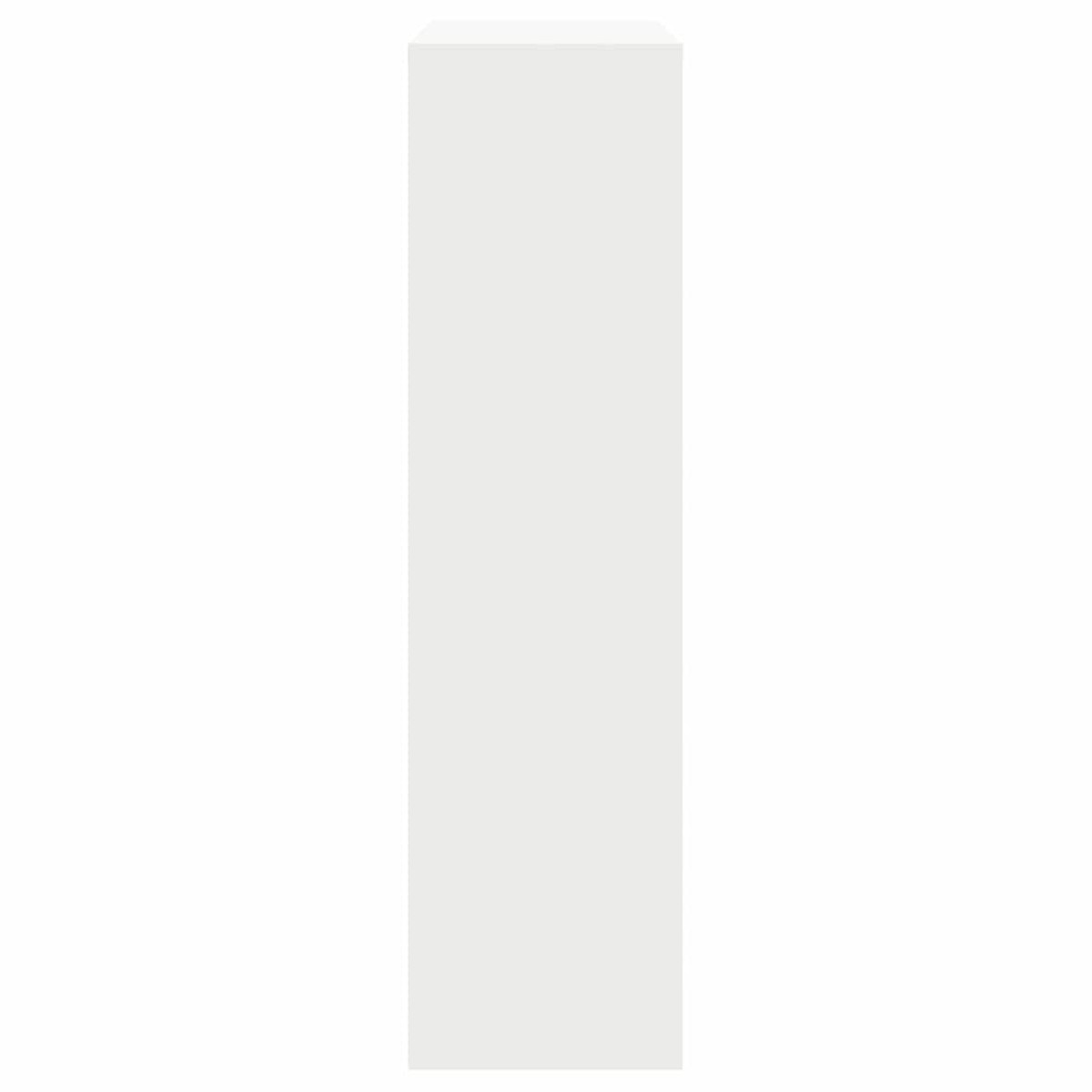 vidaXL Θυρίδα Πακέτων με αποθήκευση Λευκό 44 x 22 x 82 εκ. Ατσάλι