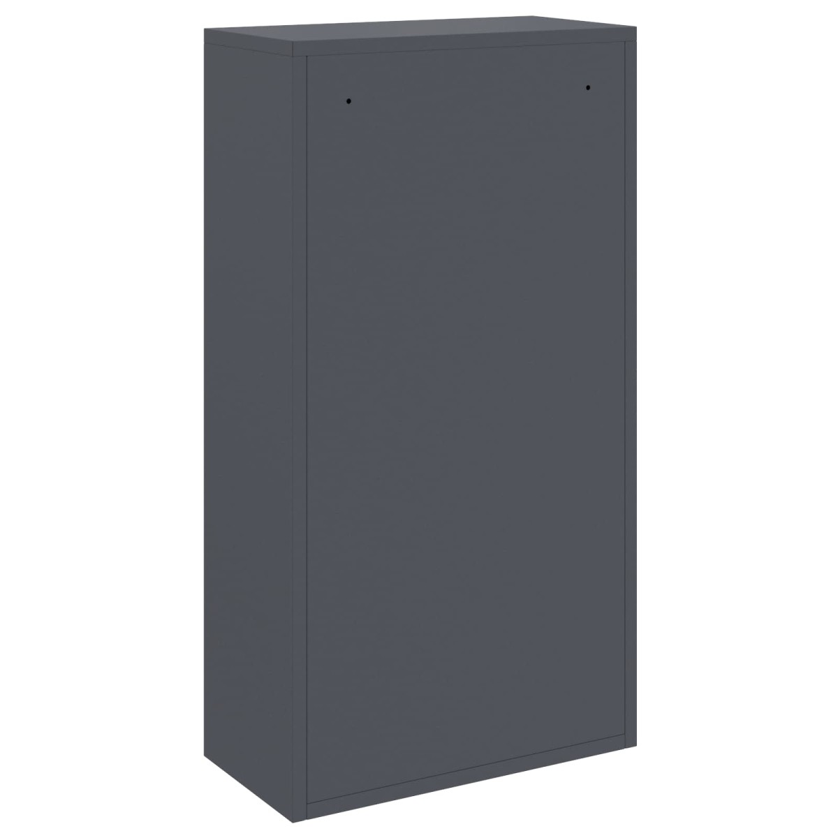 vidaXL Θυρίδα Πακέτων με αποθήκευση Ανθρακί 44 x 22 x 82 εκ. Ατσάλι
