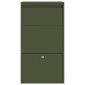 vidaXL Θυρίδα Πακέτων με πόρτα Ελιά Πράσινη 44 x 22 x 82 εκ. Ατσάλι