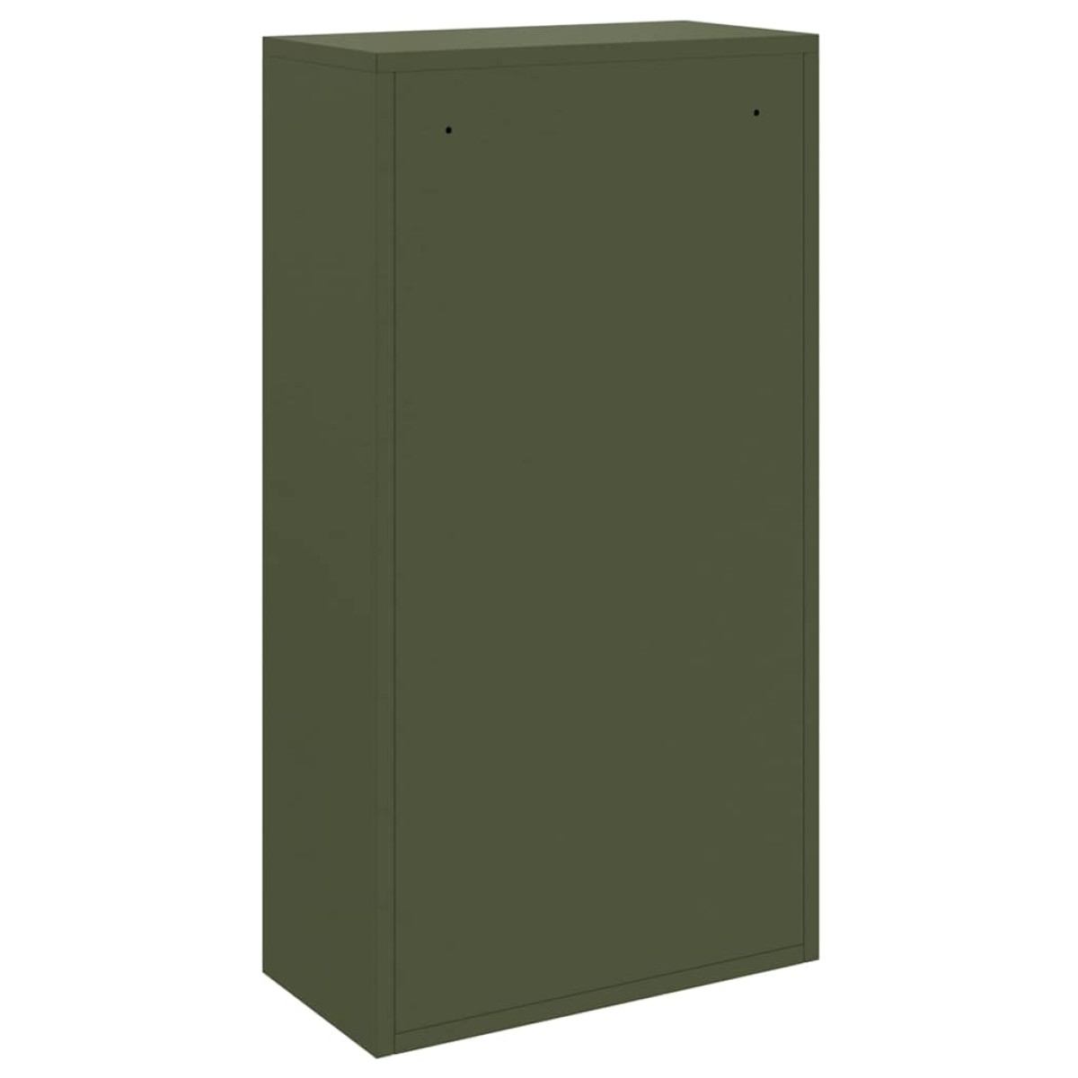 vidaXL Θυρίδα Πακέτων με πόρτα Ελιά Πράσινη 44 x 22 x 82 εκ. Ατσάλι