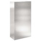 vidaXL Θυρίδα Πακέτων Ασημί 44 x 22 x 82 εκ. Ανοξείδωτο ατσάλι
