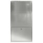 vidaXL Θυρίδα Πακέτων Ασημί 44 x 22 x 82 εκ. Επικαλυμμένος Χάλυβας