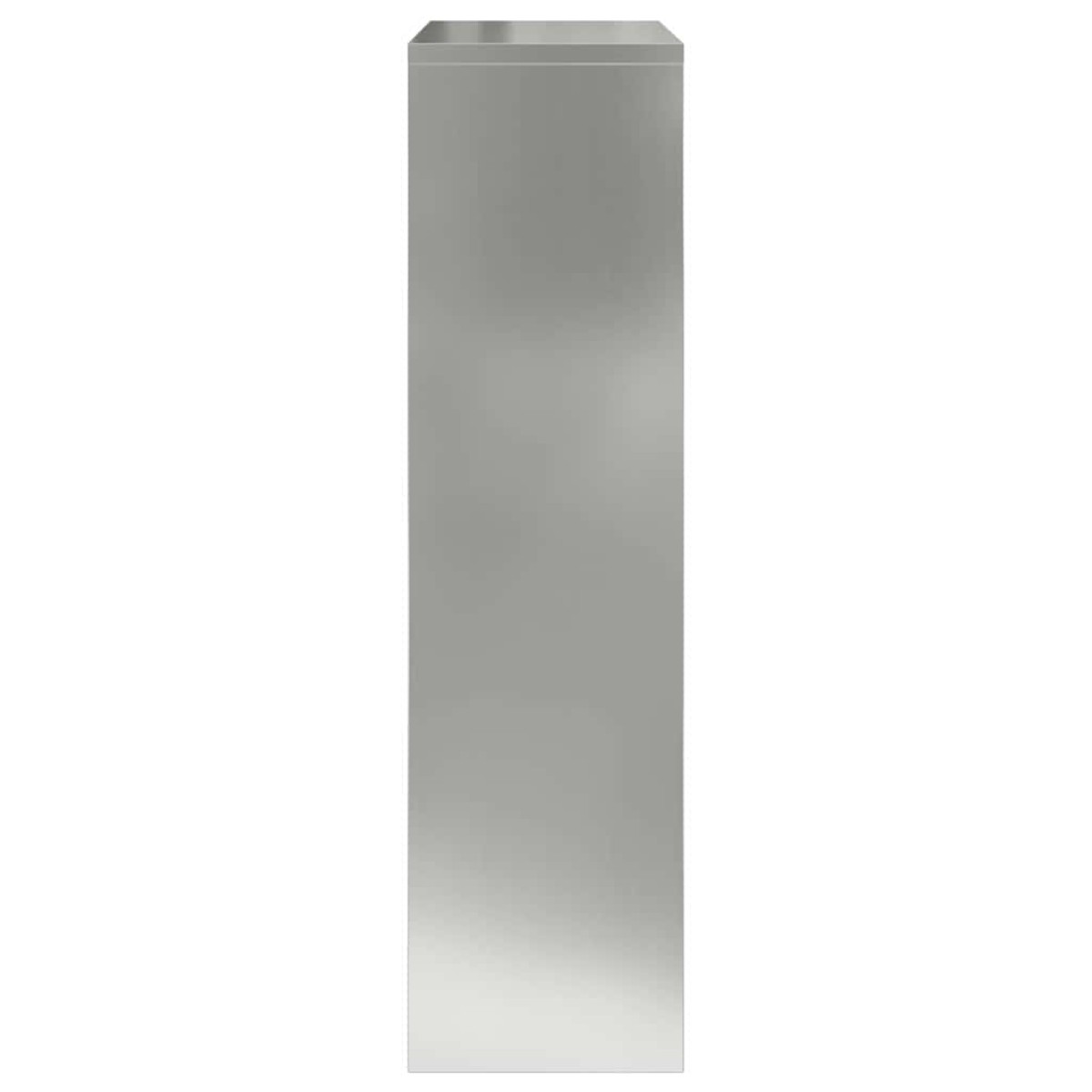 vidaXL Θυρίδα Πακέτων Ασημί 44 x 22 x 82 εκ. Επικαλυμμένος Χάλυβας