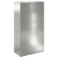 vidaXL Θυρίδα Πακέτων Ασημί 44 x 22 x 82 εκ. Επικαλυμμένος Χάλυβας