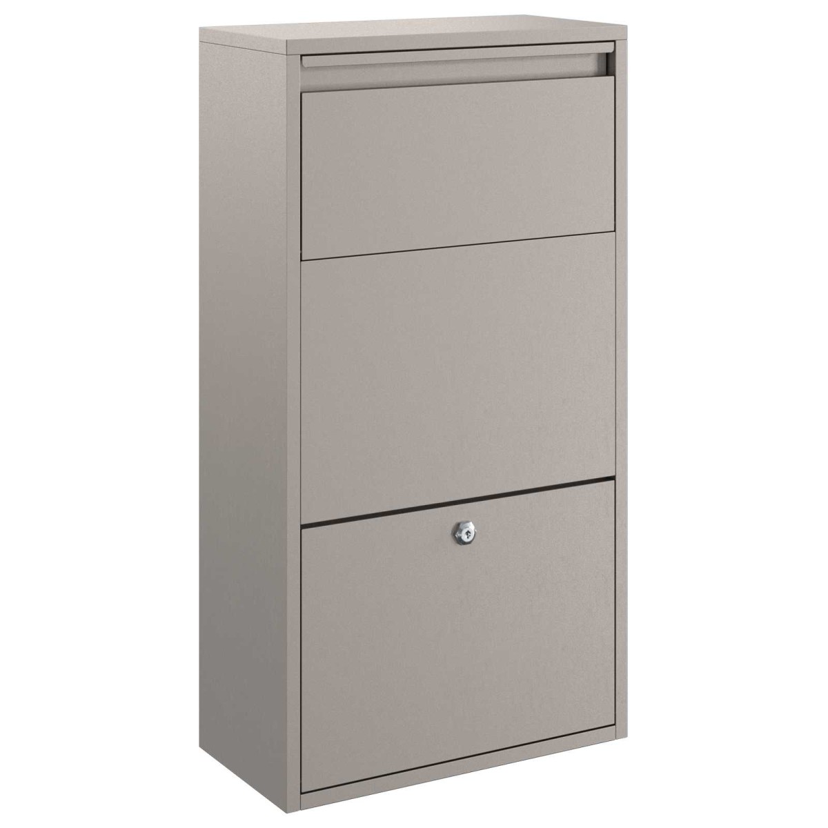 vidaXL Θυρίδα Πακέτων με αποθήκευση με πόρτα Σκ rusty 44 x 22 x 82 εκ.