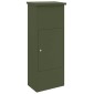 vidaXL Θυρίδα Πακέτων με αποθήκευση Λαδί 44,5 x 29 x 110,5 εκ Ατσάλι