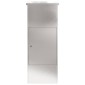 vidaXL Θυρίδα Πακέτων Ασημί 44,5 x 29 x 110,5 εκ Ανοξείδωτο ατσάλι