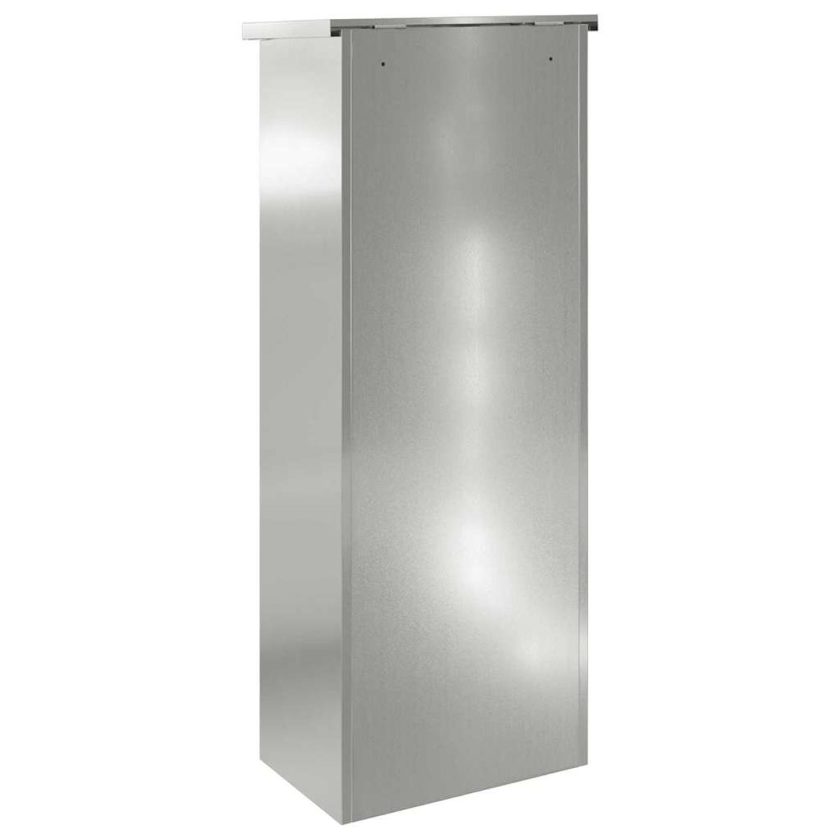 vidaXL Θυρίδα Πακέτων Μαύρο 44,5 x 29 x 110,5 εκ Επικαλυμμένος Χάλυβας