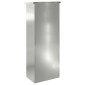 vidaXL Θυρίδα Πακέτων Μαύρο 44,5 x 29 x 110,5 εκ Επικαλυμμένος Χάλυβας