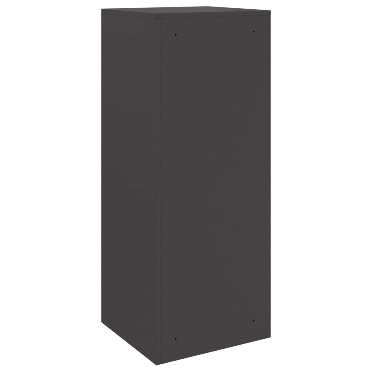 vidaXL Θυρίδα Πακέτων με αποθήκευση Μαύρο 47,5 x 38 x 59 εκ. Ατσάλι